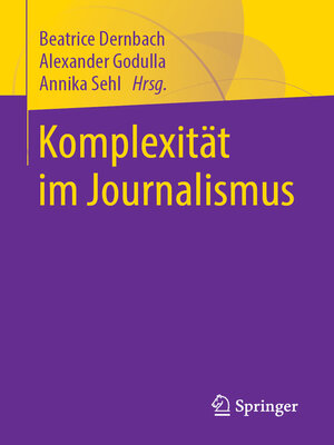 cover image of Komplexität im Journalismus